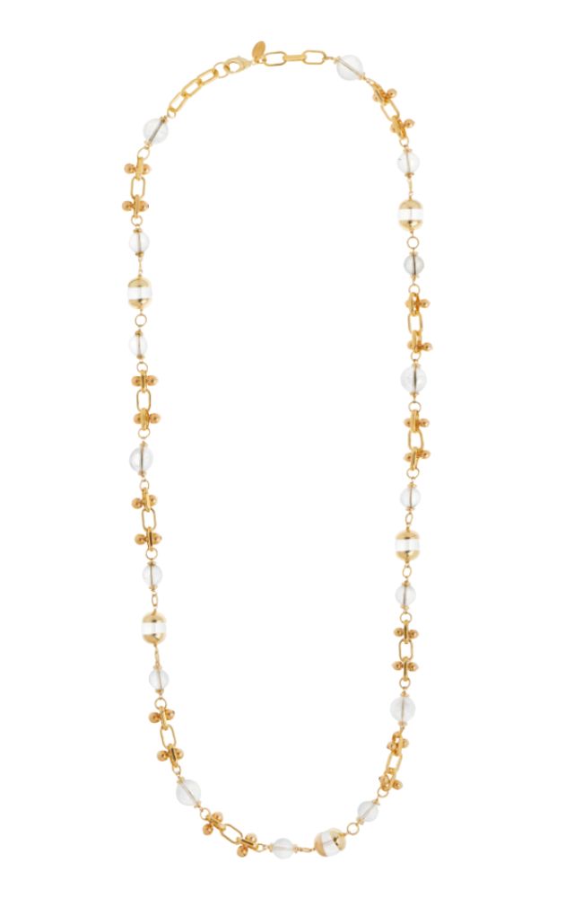 Liuce Long Necklace Pearl