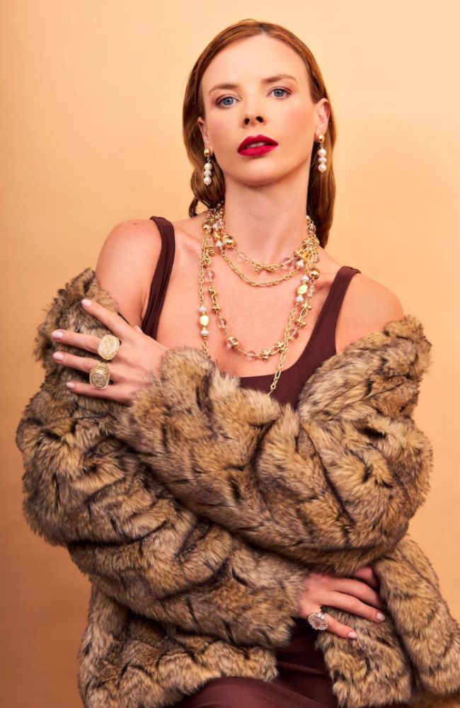 Liuce Long Necklace Pearl