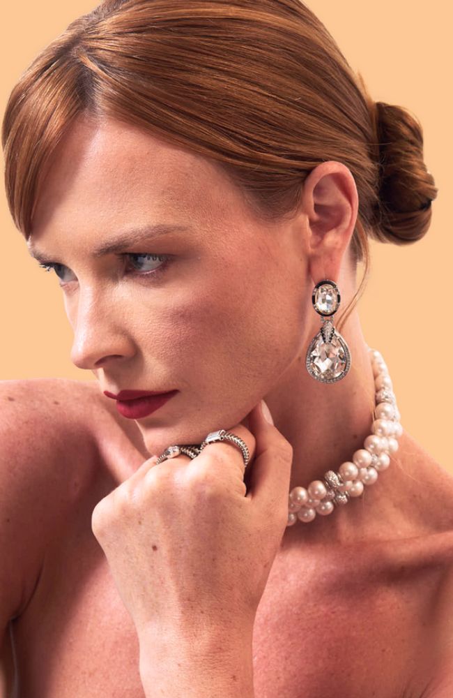 Icona Di Cristallo Earrings