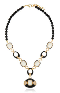 Incanto Necklace Black Gold