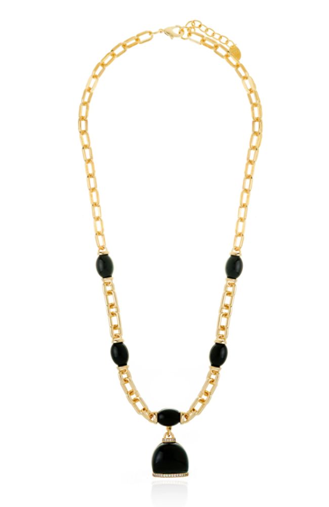 Capri Necklace Black Agate