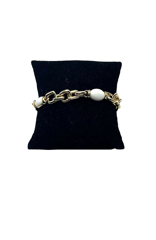 Capri Bracelet White Agate
