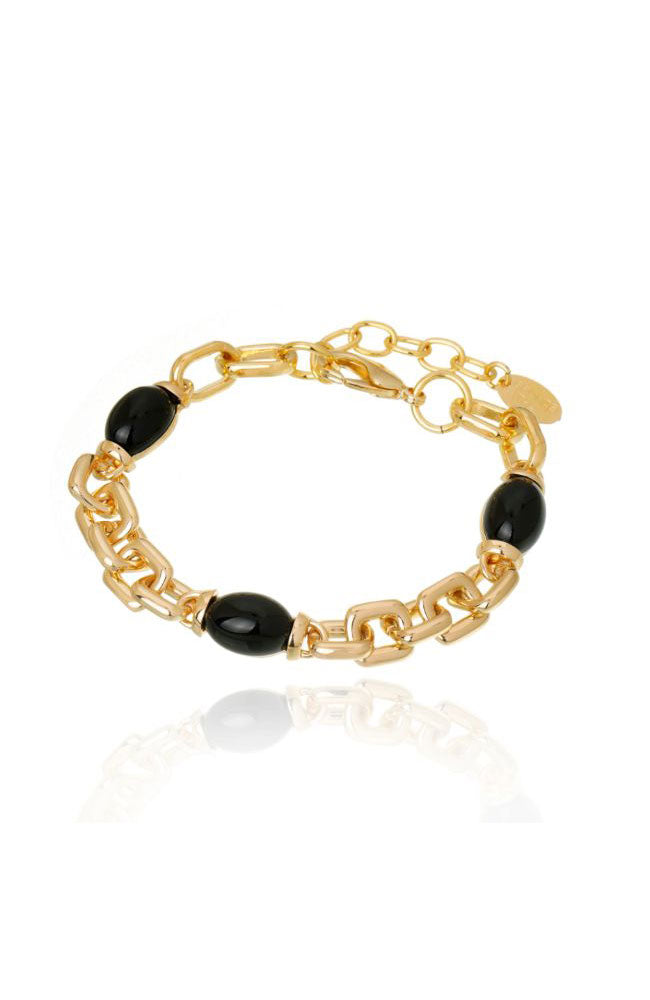 Capri Bracelet Black Agate