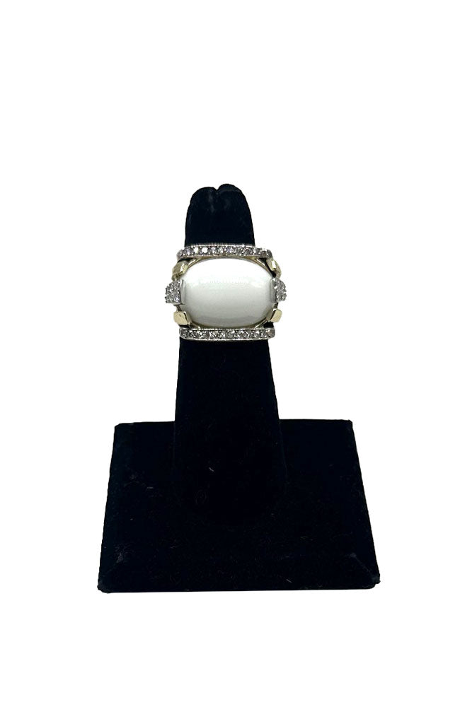 Capri Ring White Agate