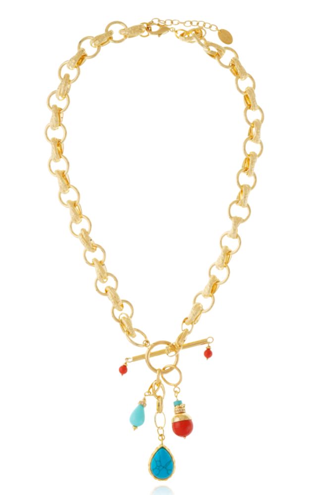 Sirena Necklace in Gold