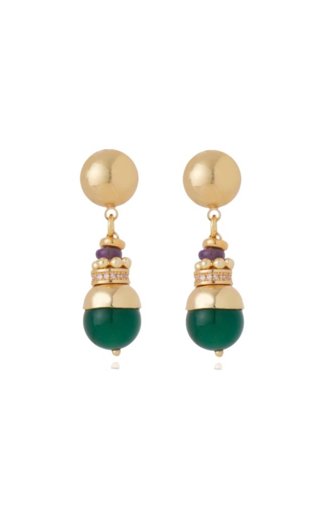 Sirena Earrings in Gold