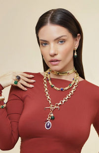 Sirena Earrings in Gold