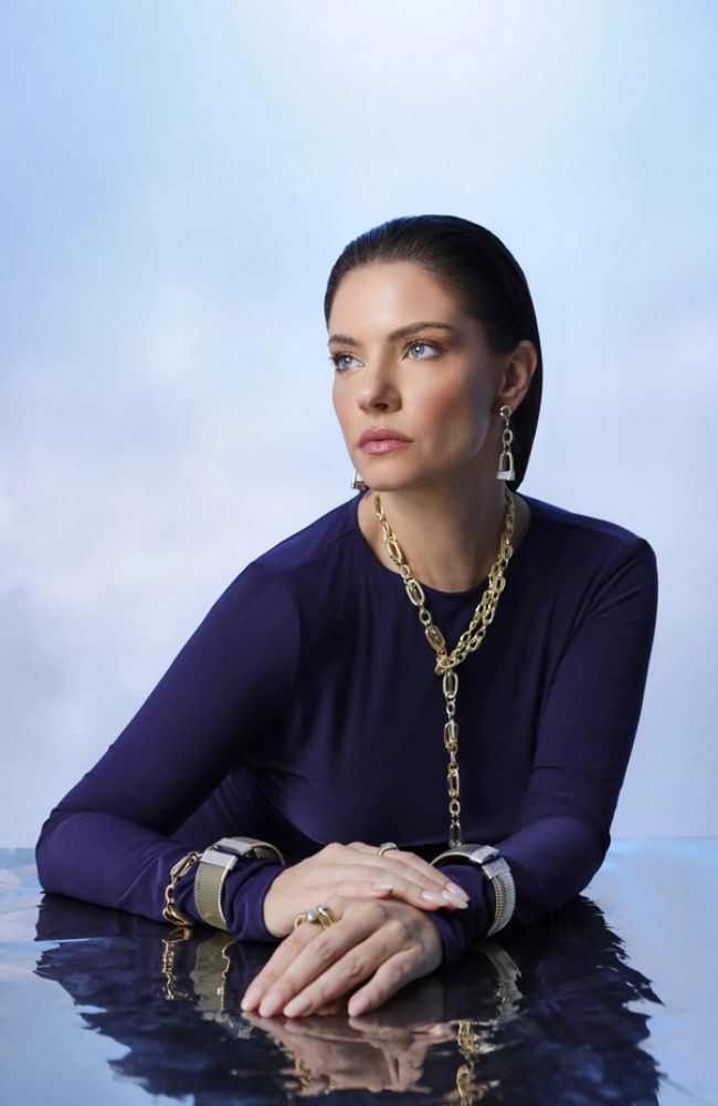 Meina Earrings Gold CZ