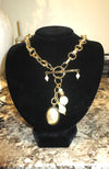 Sirena Necklace Gold Pearl