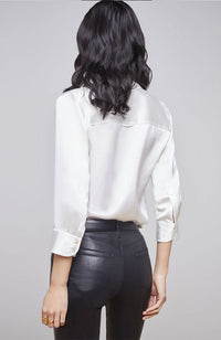 Dani 3/4 Sleeve Blouse in Ivory