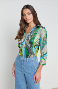 Dani Blouse in Sea Green