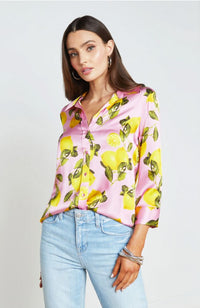 Dani Blouse in Multi Lemon