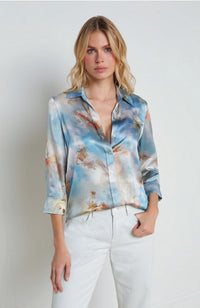 Dani Blouse Blue Renaissance