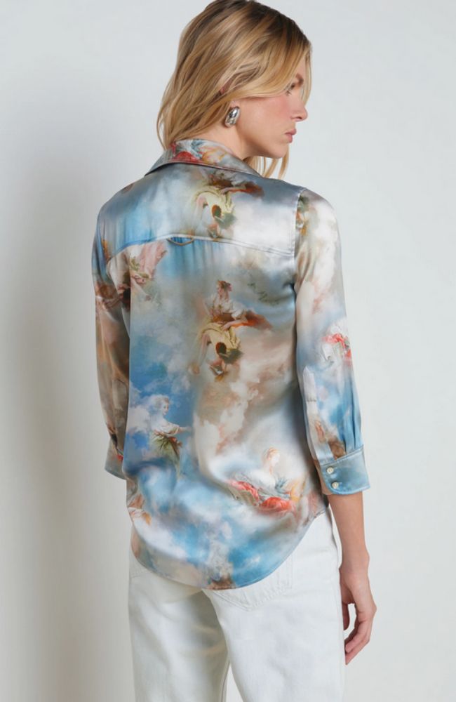 Dani Blouse Blue Renaissance