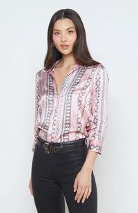 Dani 3/4 Sleeve Blouse Lt Pink