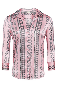 Dani 3/4 Sleeve Blouse Lt Pink