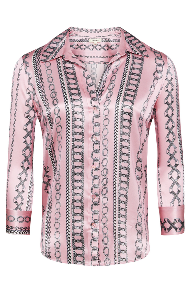 Dani 3/4 Sleeve Blouse Lt Pink