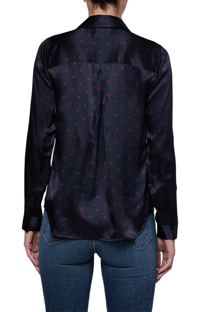 Tyler LS Blouse Sangria