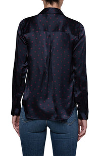 Tyler LS Blouse Sangria