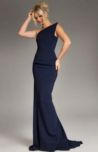 Fitted One Shoulder Gown