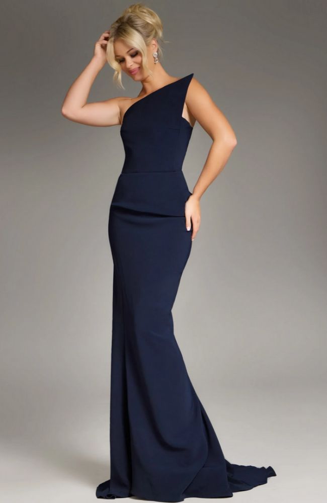 Fitted One Shoulder Gown