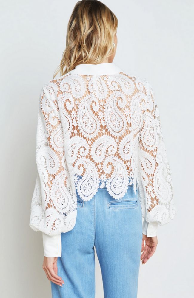 Odelia Crop Buttondown