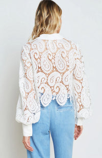 Odelia Crop Buttondown