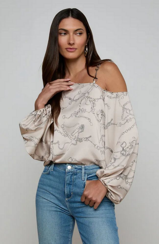 Asami Chain 1 Shoulder Blouse