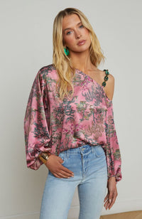 Asami Chain One Shoulder Blouse