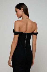 Asuka Shirred Mesh Top