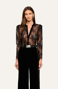Dorothea Velvet Blouse