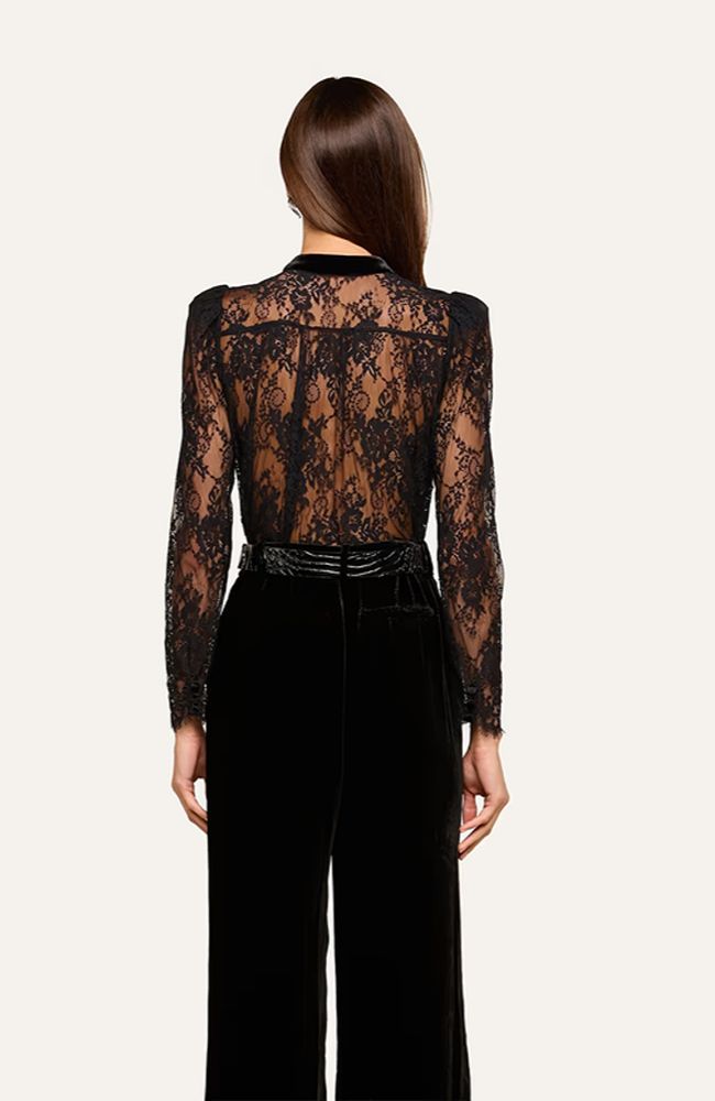 Dorothea Velvet Blouse