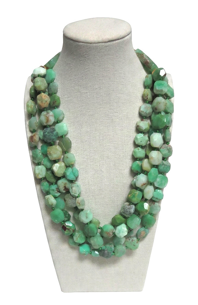 Chrys Nuggets Vermiel Closure Necklace