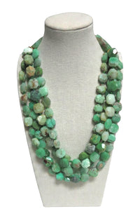 Chrys Nuggets Vermiel Closure Necklace
