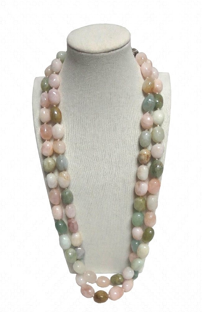 2 Strand Aquamarine Necklace