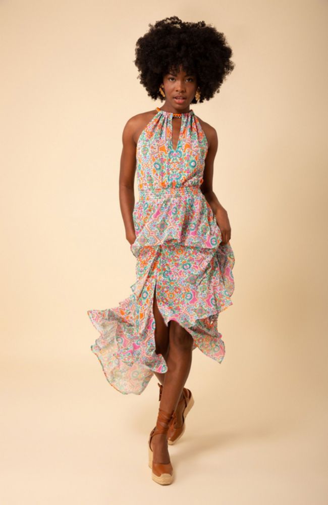 Jordyn Halter Maxi Dress