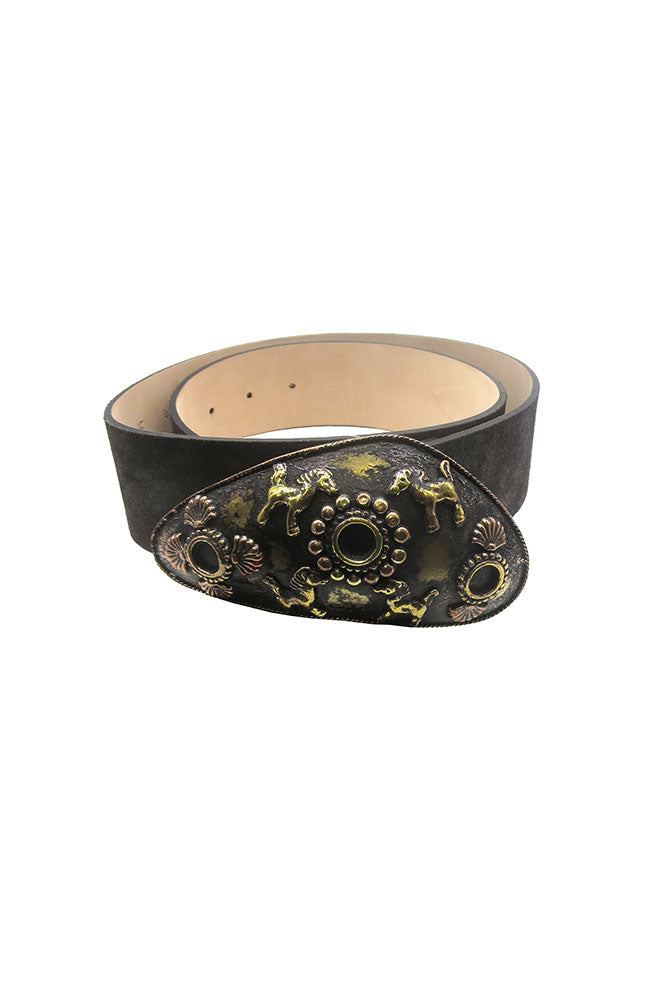Hand Tooled Buckle Belt