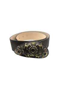 Hand Tooled Buckle Belt