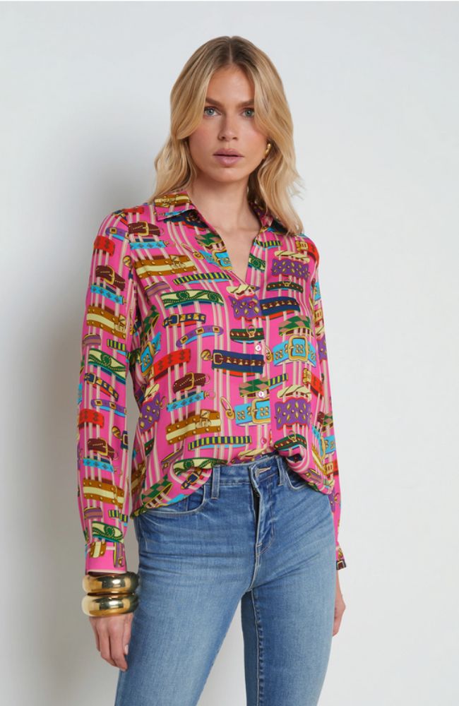 Nina Longsleeve Blouse  shoprodeodrive