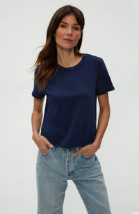 Jackie Raw Edge Crewneck Tee
