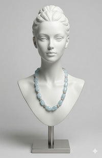 Single Strand Aquamarine Necklace