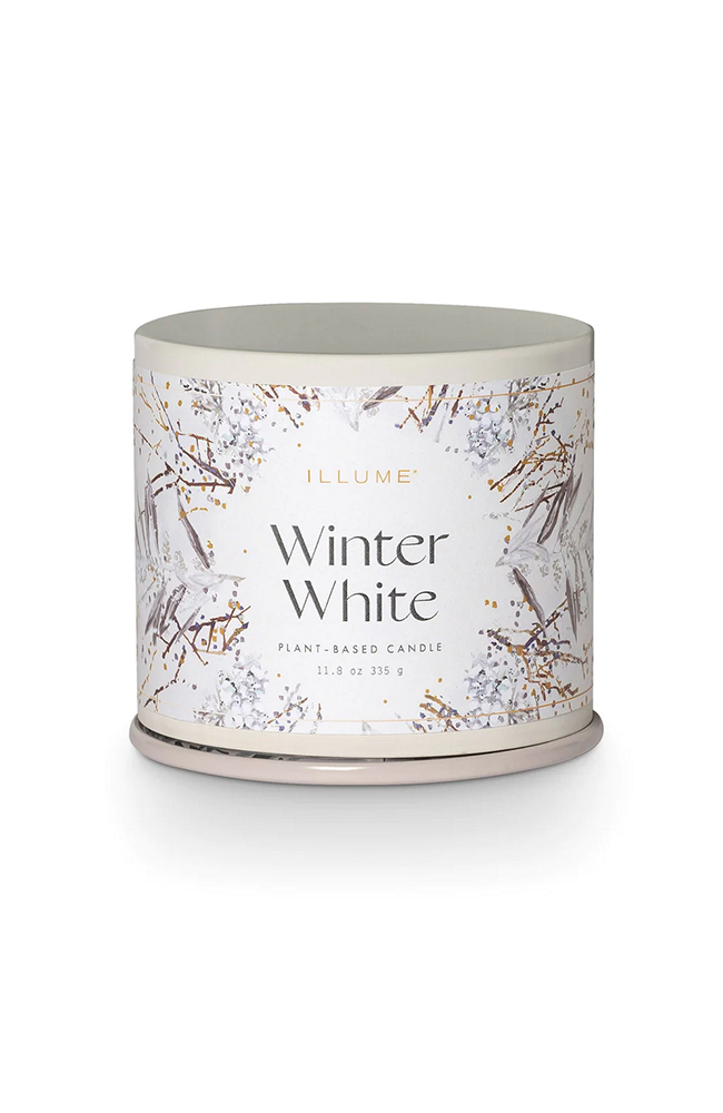 Winter White Vanity Tin Candle