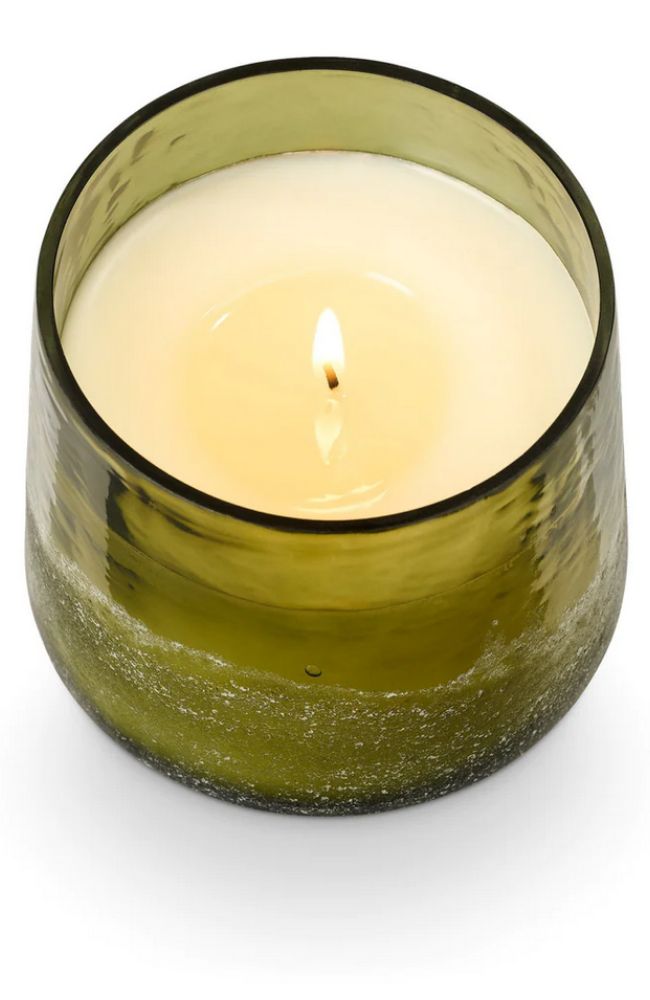 Balsam Cedar Baltic Glass Candle
