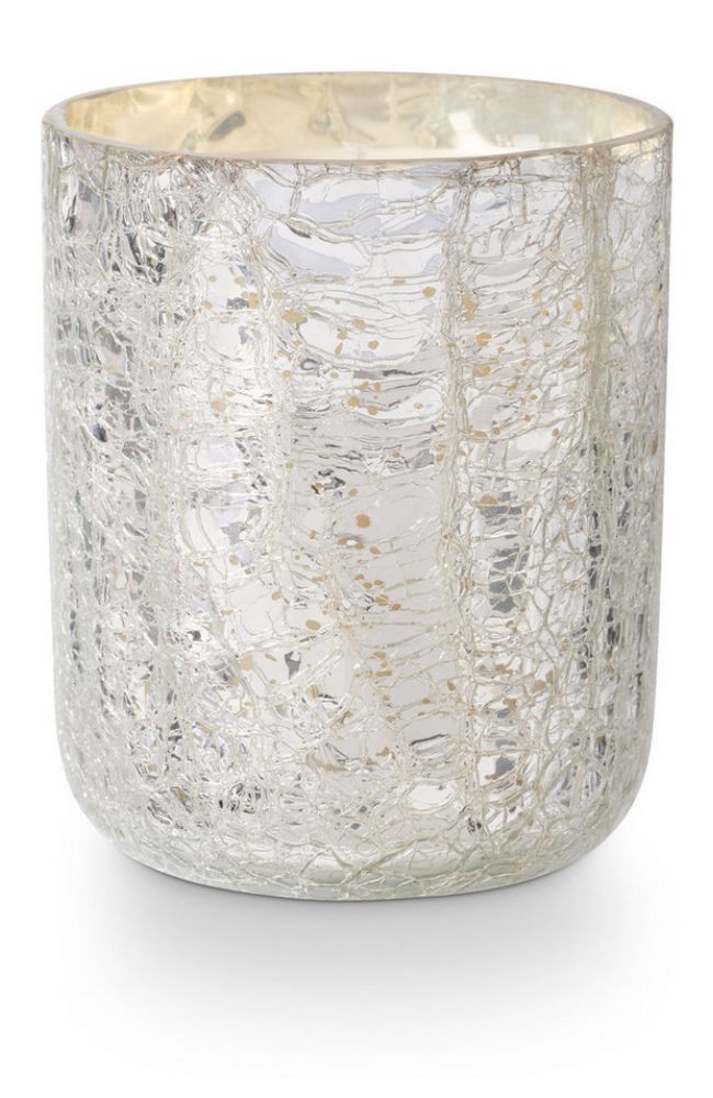 Balsam & Cedar Small Boxed Crackle Glass Candle