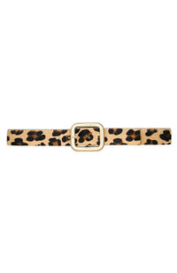 Julianne Animal Tan Lt Gold Belt