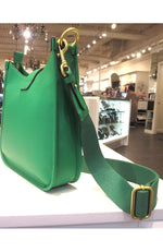 Kelly Green Saddlebag