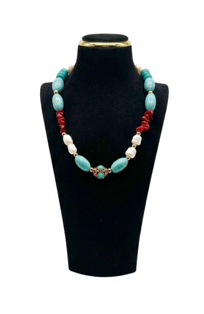 Teal Bora Bora Necklace
