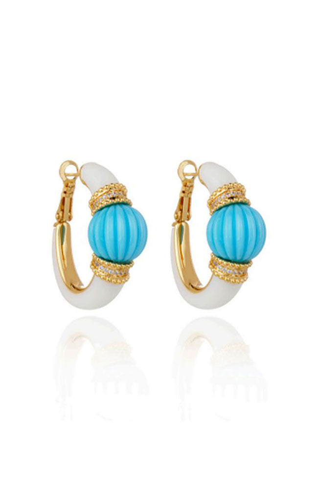 Amaru Hoop Turquoise