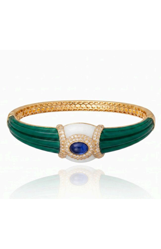 Sacred Valley Bracelet Green Blue