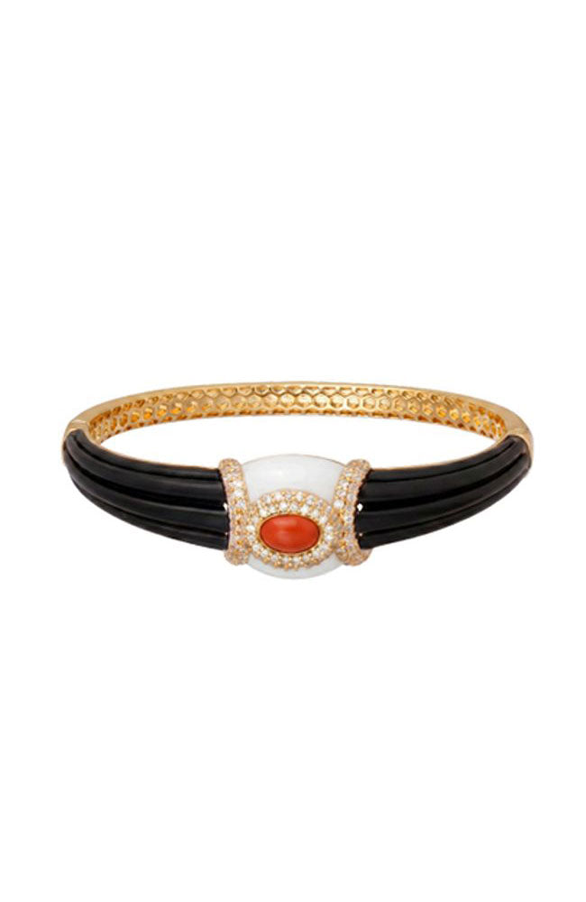 Sacred Valley Bracelet Black Orange